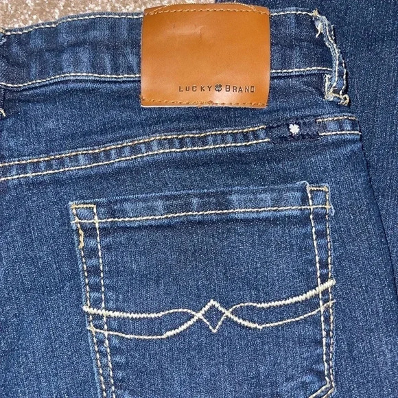 Lucky Brand Zoe Big Girls Skinny Jeans Dark Wash - size 14 - Y - Picture 3 of 6
